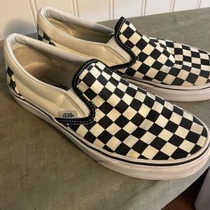 Lightly Used Vans slip ons